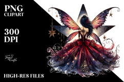 Gothic Fairy on a Star Product Image 2
