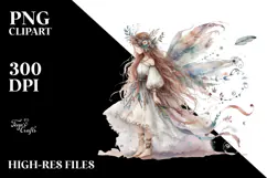 Watercolor Boho Fairy, Transparent PNG Product Image 2