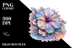 Shiny Hibiscus Diamond PNG Product Image 2