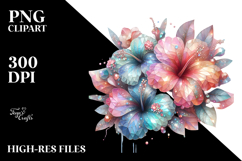 Shiny Hibiscus Diamond PNG Product Image 2