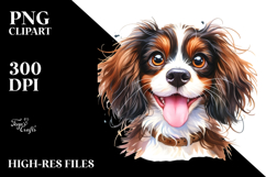 Watercolor Cute Shih Tzu, Transparent PNG Product Image 2