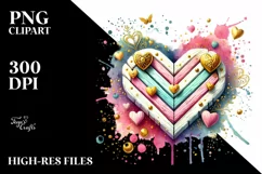 Colorful Heartglass, High-Res PNG Product Image 2