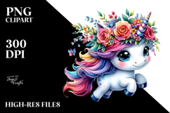 cute baby unicorn running Product Image 2