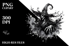 Gothic Evil Witch PNG Product Image 2