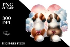 Cute Cloud Saint Bernard PNG Product Image 2