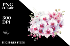 Washed Orchid Vibrant | Sublimation | Clipart Product Image 2