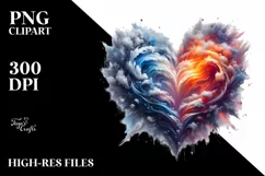 Heart made of Fire and Ice Product Image 2