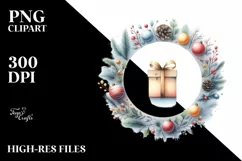 Colorful Pastel Christmas Gift PNG Product Image 3