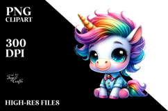 Cute Baby Unicorn PNG Product Image 2
