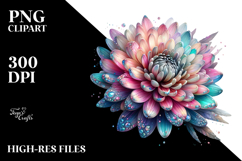 Detailed Diamond Chrysanthemum PNG Product Image 2