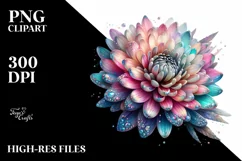 Detailed Chrysanthemum, High-Res PNG Product Image 1