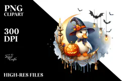 Duck on Halloween Night, High-Res PNG Product Image 2