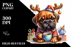 Expressive Baby Bullmastiff, Transparent PNG Product Image 3