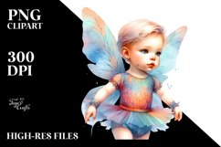 Colorful Fairy in Modern Dancer&#039;s Outfit PNG Product Image 3