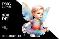 Colorful Fairy in Modern Dancer's Outfit PNG Product Image 2