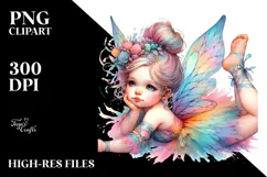Scientist Baby Fairy with Goggles PNG Product Image 2