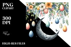 Half Moon with Hanging Eggs, High-Res PNG Product Image 2