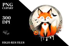 Simple Fox Design for Halloween, Transparent PNG Product Image 2