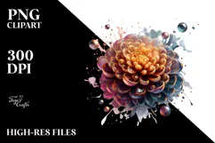 Glossy Marigold with Golden Insertions PNG Product Image 2