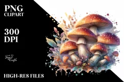 Shiny Mushroom PNG Product Image 3