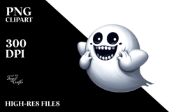 Funny Simple Ghost PNG Product Image 2