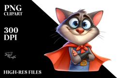 Playful Goofy Cat PNG Product Image 2