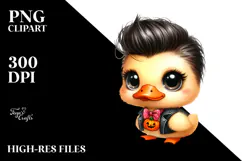 Cute Baby Duck PNG Product Image 2