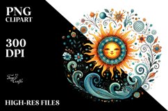 Whimsical Sun PNG Product Image 2