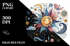 Whimsical Sun PNG Product Image 2