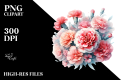Vibrant Carnation | Sublimation | Clipart Product Image 2