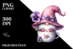 Cute GNOME with Big Hat PNG Product Image 2