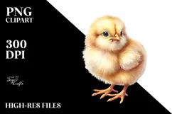 Cute Baby Chicken, Transparent PNG Product Image 2