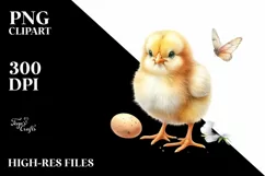 Cute Baby Chicken, Transparent PNG Product Image 3