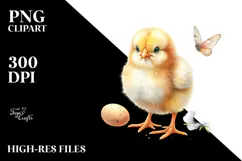 Cute Baby Chicken, Transparent PNG Product Image 2