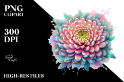 Detailed Diamond Chrysanthemum PNG Product Image 2