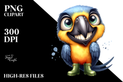 Expressive Parrot with Goofy Smile | Standing Up Product Image 2