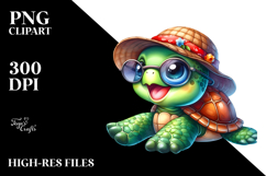 Cute Baby Turtle PNG Product Image 2
