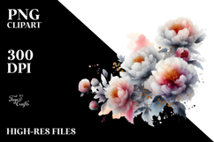 Colorful Peonies, Transparent PNG Product Image 2