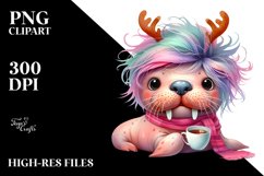 Expressive Baby Walrus, High-Quality PNG Product Image 1