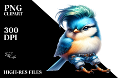 Revolting Baby Bird Sitting, High-Quality PNG Product Image 2