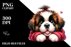 Cute Saint Bernard PNG Product Image 2