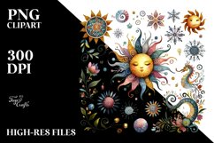 Whimsical Sun PNG Product Image 2