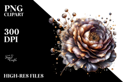 Abstract Artistic Ranunculus | Shiny Material Product Image 2