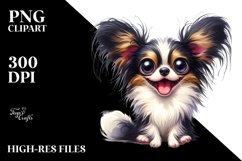 Enthusiastic Crazy Papillon Sitting Product Image 1