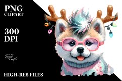 Expressive Baby Akita, High-Res PNG Product Image 1