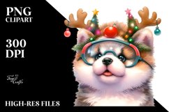 Expressive Baby Akita, High-Res PNG Product Image 1