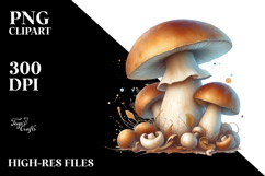 Detailed Mushroom PNG Product Image 2