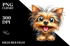 Funny Yorkshire Terrier | Sublimation | Clipart Product Image 1