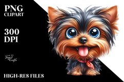 Funny Yorkshire Terrier | Sublimation | Clipart Product Image 3