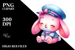 Sleeping Bunny Sailor PNG Product Image 2